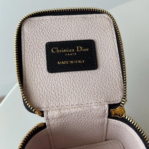 DIOR BLACK LEATHER ZIPPER BOX - Picture 7 of 9